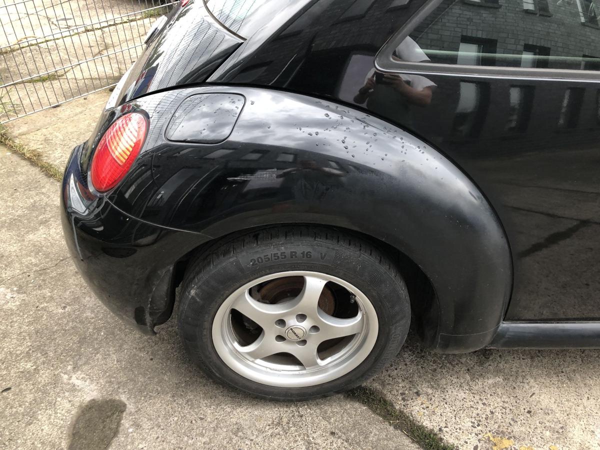 VW New Beetle 9C Kotflügel hinten rechts Radlauf L041 Brillantschwarz