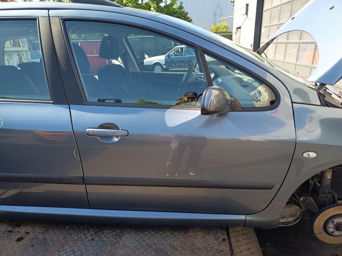 Peugeot 307 original T&uuml;r vorn rechts Beifahrer EZW Eisengrau Bj 2006