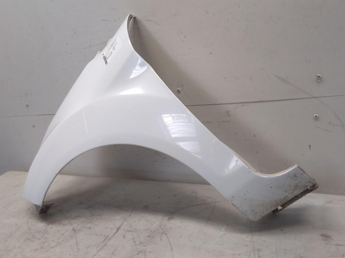 Ford Fiesta JA8 original Kotfl&uuml;gel vorn links H9 Frost Wei&szlig; BJ2010