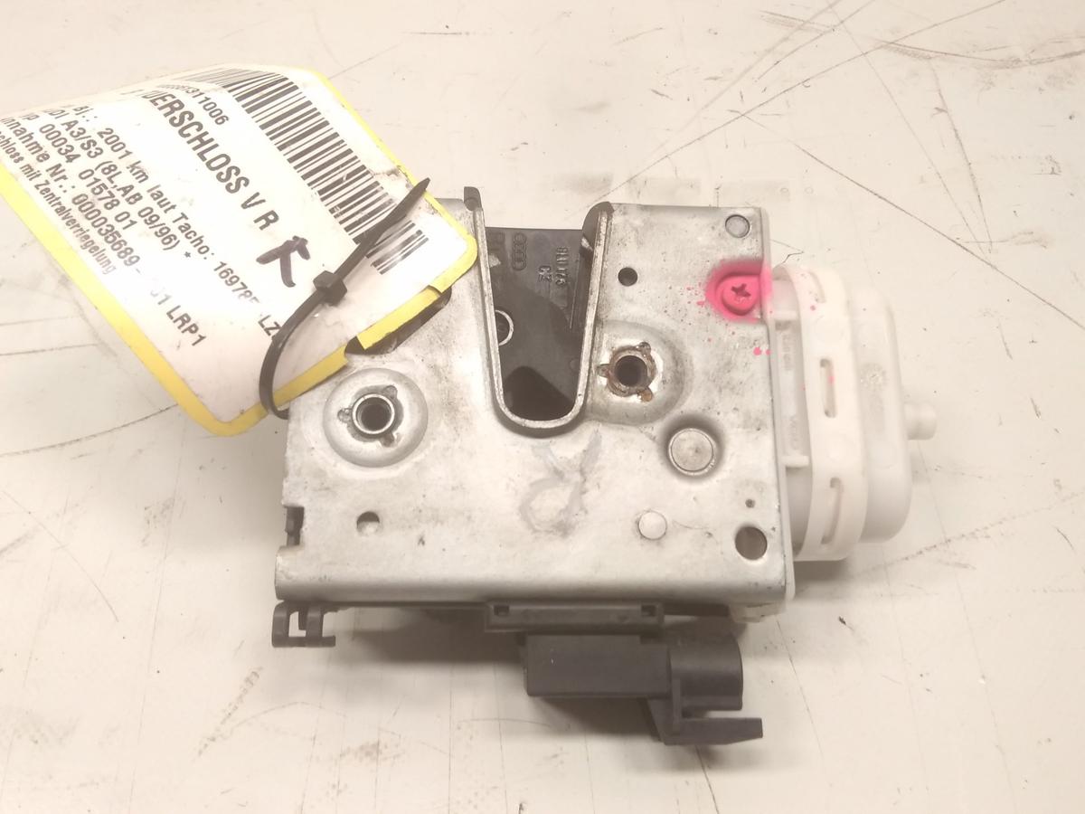 Audi A3 8L original Türschloss vorn rechts mit Zentralverriegelung 8L1837016B