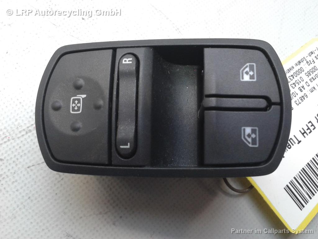 Opel Corsa D BJ2011 2-fach-Schalter Fensterheber Tür vorn links 13258521AA