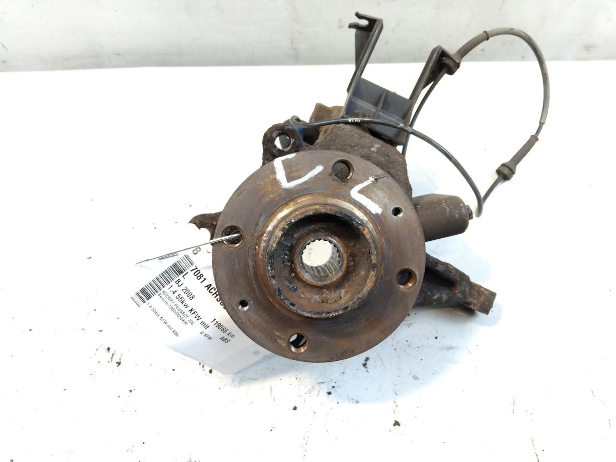 Peugeot 206 Achsschenkel Radlagergeh&auml;use Vorderachse links 1.4 mit ABS Bj.2008