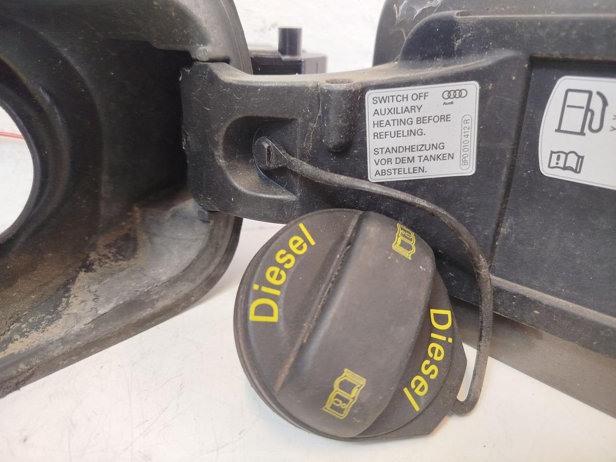 Audi A3 8V Sportback Tankklappe Tankdeckel Tankverschluss LY1P Dakotagrau