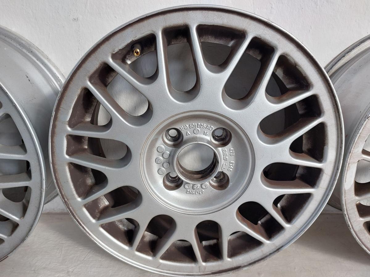 VW Golf 3 Cabrio Vento Satz original BBS Alufelgen Felgen 6x15 ET45