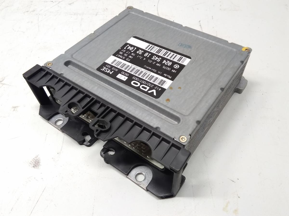 Mercedes Benz W210 E200 Steuerger&auml;t Motor A0245451832 2.0 100kw 111942 BJ1997