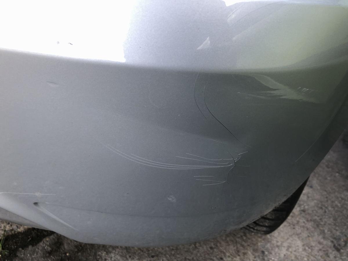 Mercedes W169 A Klasse Mopf Sto&szlig;f&auml;nger hinten Hecksch&uuml;rze 5t&uuml;rer 761Polarsilber