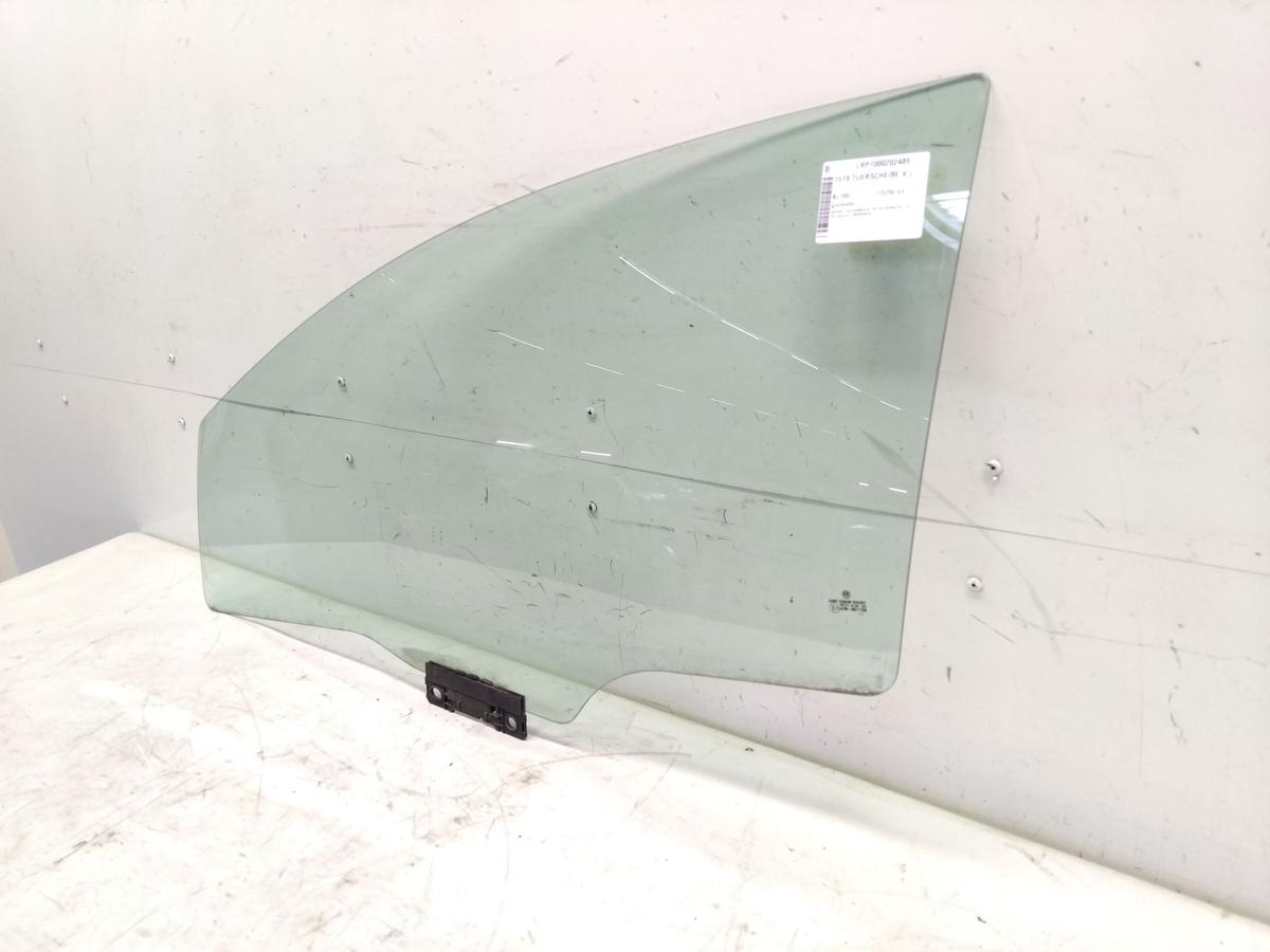 VW Fox 5Z original T&uuml;rscheibe vorn links gr&uuml;ncolor BJ2007