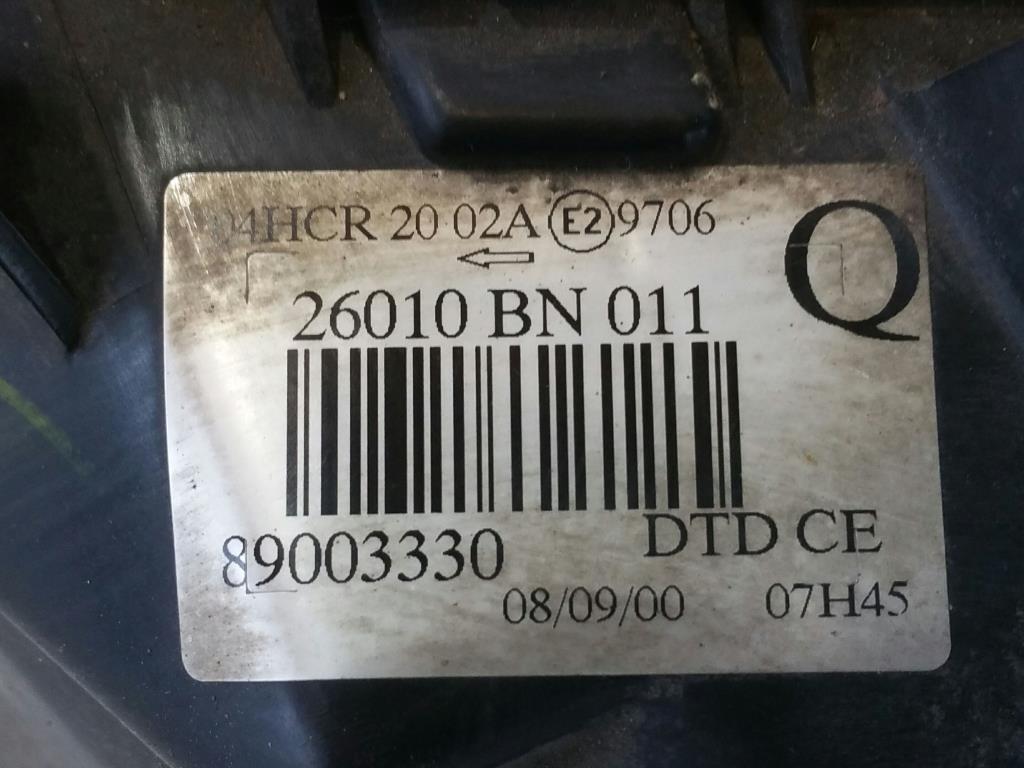 Nissan Almera N16 Bj.01 orig. Scheinwerfer rechts 26010BN010 VALEO