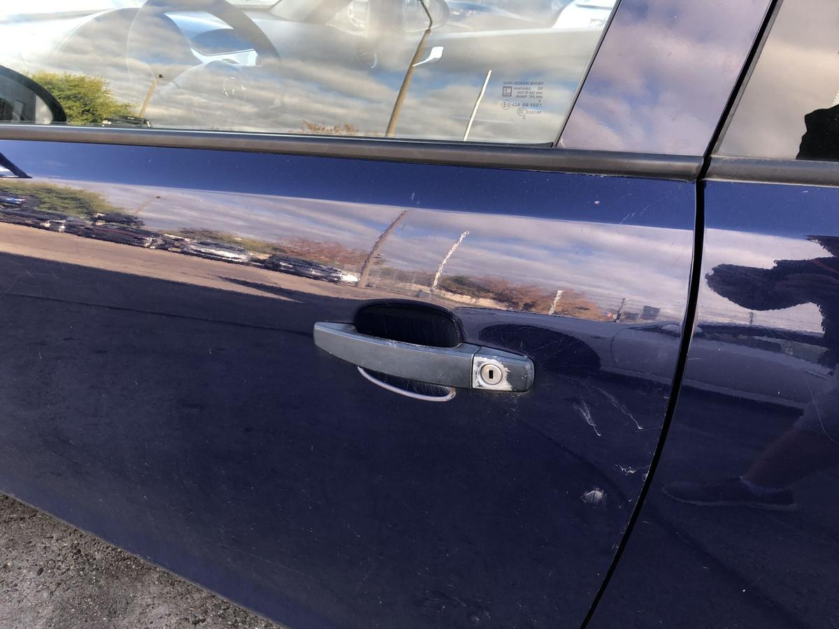 Opel Corsa D Tür vorn links Fahrertür nur für 3 türer Z20Z Royalblau