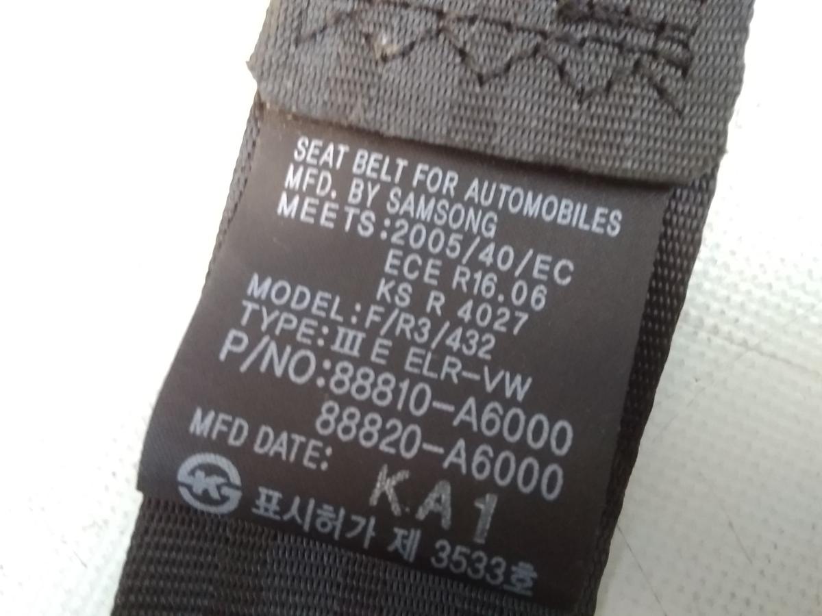 Hyundai i30 Kombi GD original Sicherheitsgurt vorn links schwarz BJ2015 unfallfrei