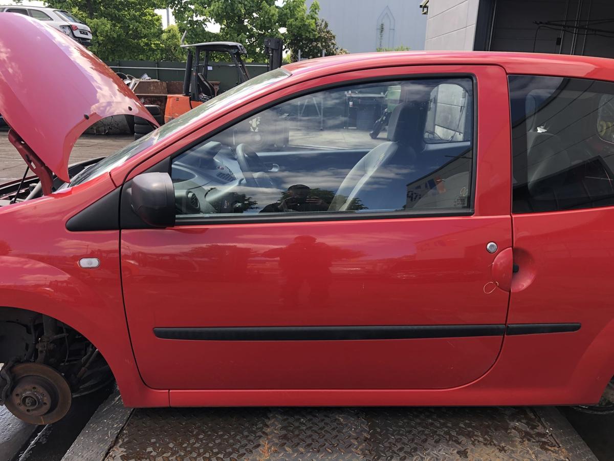 Renault Twingo II original Tür links Fahrer OV727 Spanischrot Bj2010