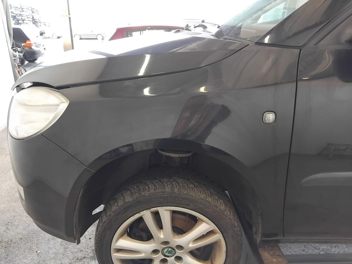 Skoda Roomster 5J original Kotfl&uuml;gel vorn links LF9R Blackmagicmetallic BJ2008