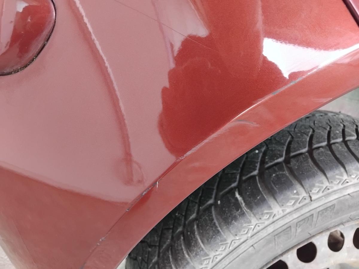 Mitsubishi Colt Z30 orig Sto&szlig;stange Sto&szlig;f&auml;nger hinten 5-T&uuml;rer BJ2006 P14 Rubinrot
