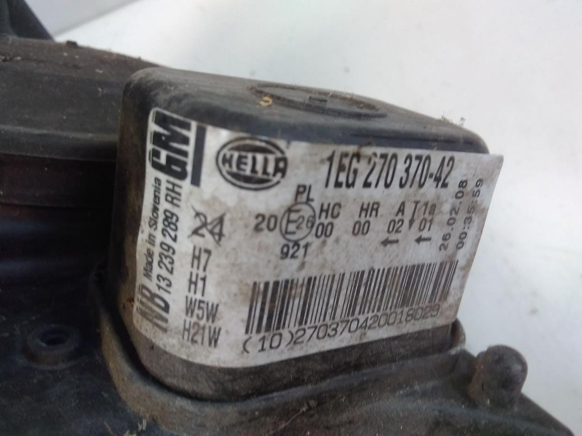 Opel Astra H Facelift original Scheinwerfer rechts Chrom Hella mit LWR BJ2008