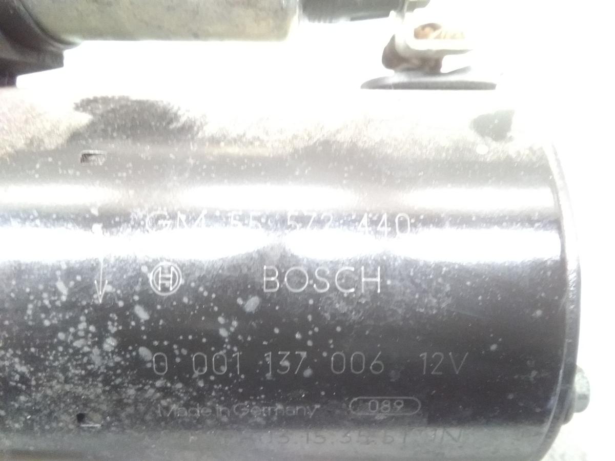 Opel Meriva B original Anlasser Starter 1.4 88kw A14NEL Bj.2012