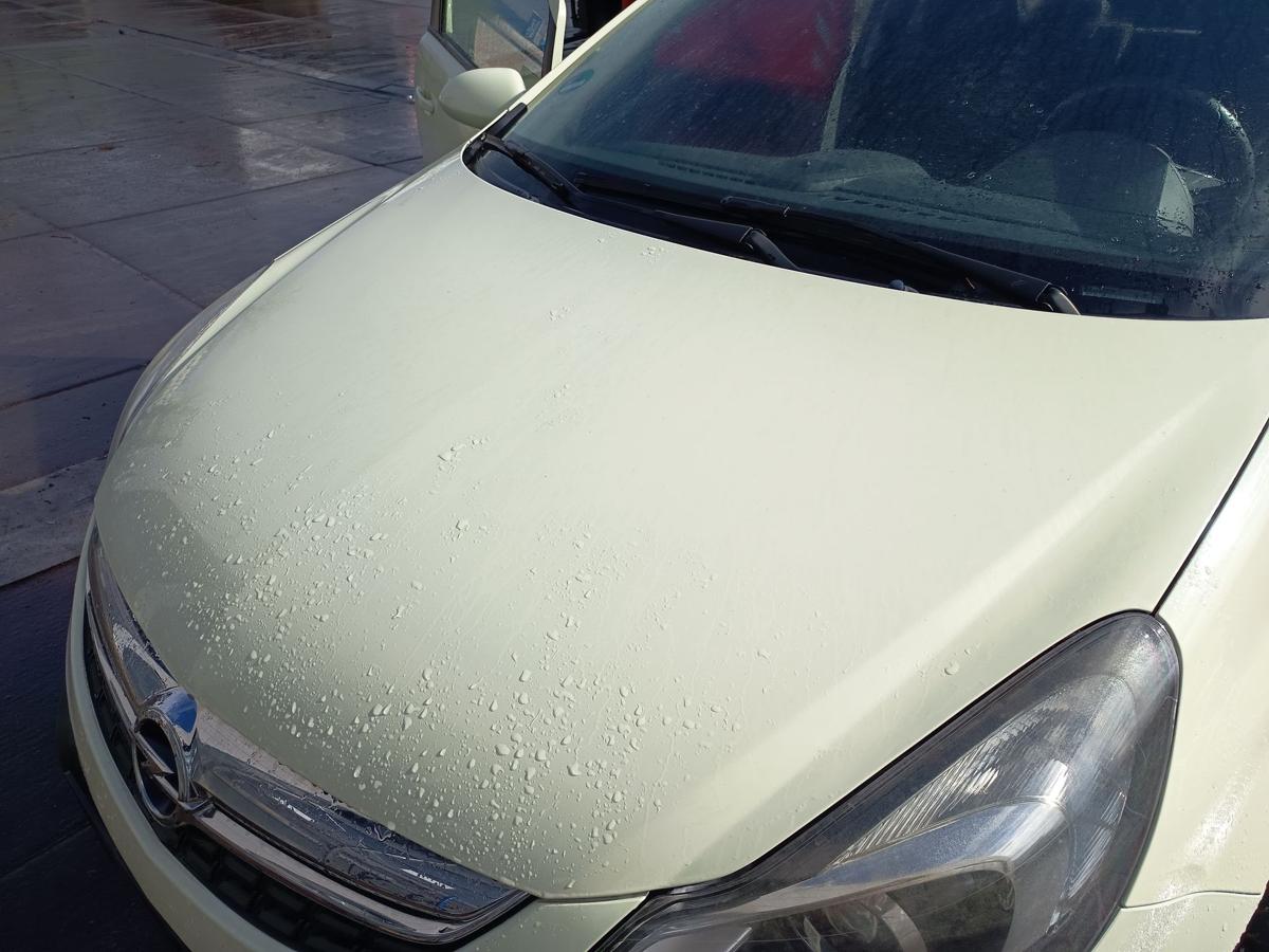 Opel Corsa D orig Motorhaube Klappe Deckel vorn Front Z30R Guacamolewei&szlig; Bj 2012