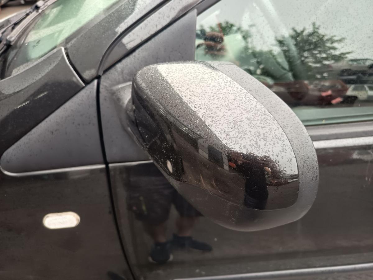 Renault Twingo II original Aussenspiegel links elektrisch 676 Perlmuttschwarz
