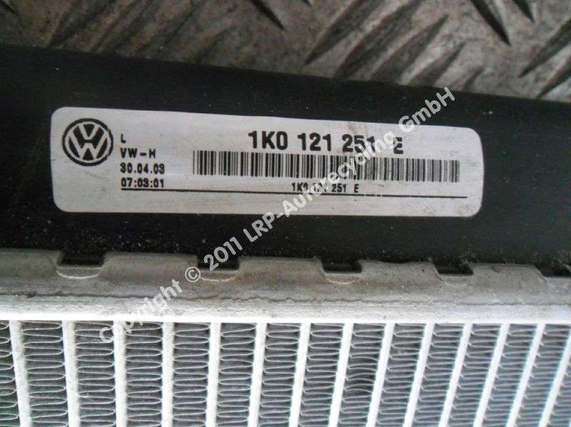 VW Touran 1T original Wasserkühler 2.0 110kw BJ2004