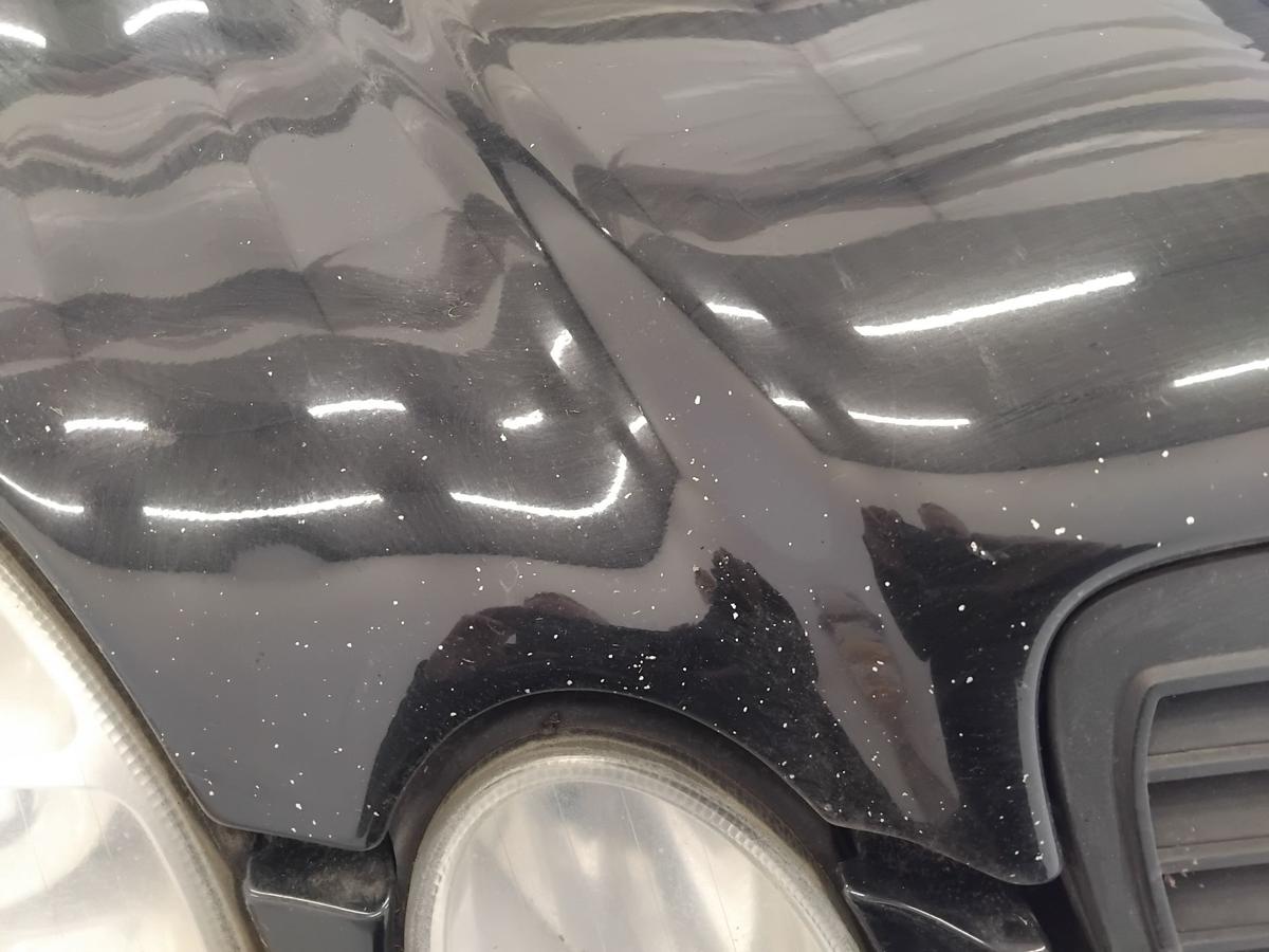 Mercedes E-Klasse 211 original Motorhaube Deckel vorn schwarz uni 040 BJ2004