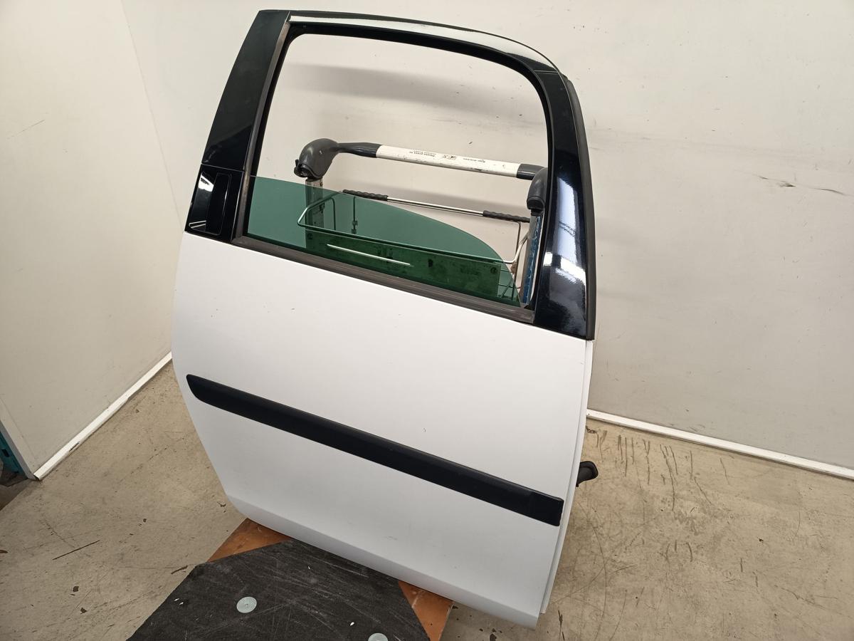 Skoda Roomster 5J orig T&uuml;r hinten rechts Beifahrerseite LF9E Wei&szlig; Bj 2009