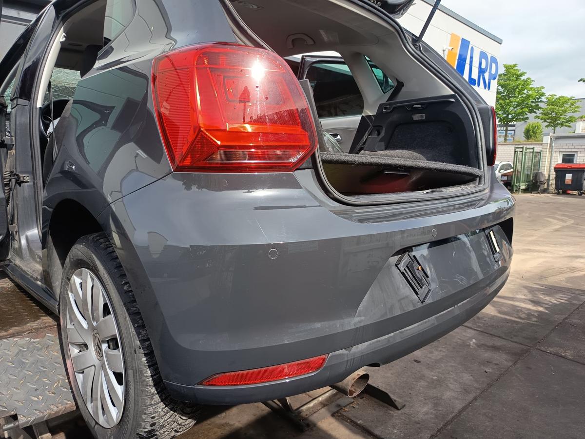 VW Polo V 6C original Sto&szlig;stange F&auml;nger hinten Heck I7F Uranograu Bj 2014