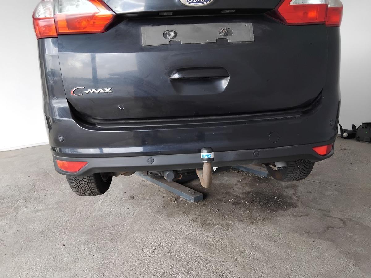 Ford Grand C-Max orig Sto&szlig;f&auml;nger Sto&szlig;stange hinten mit PDC BJ2012 Pantherschwarz
