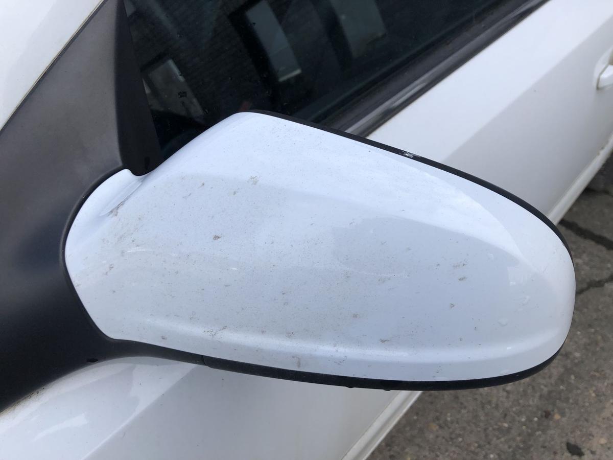 Opel Astra H GTC Au&szlig;enspiegel links R&uuml;ckspiegel elektrisch Spiegel 10U wei&szlig;