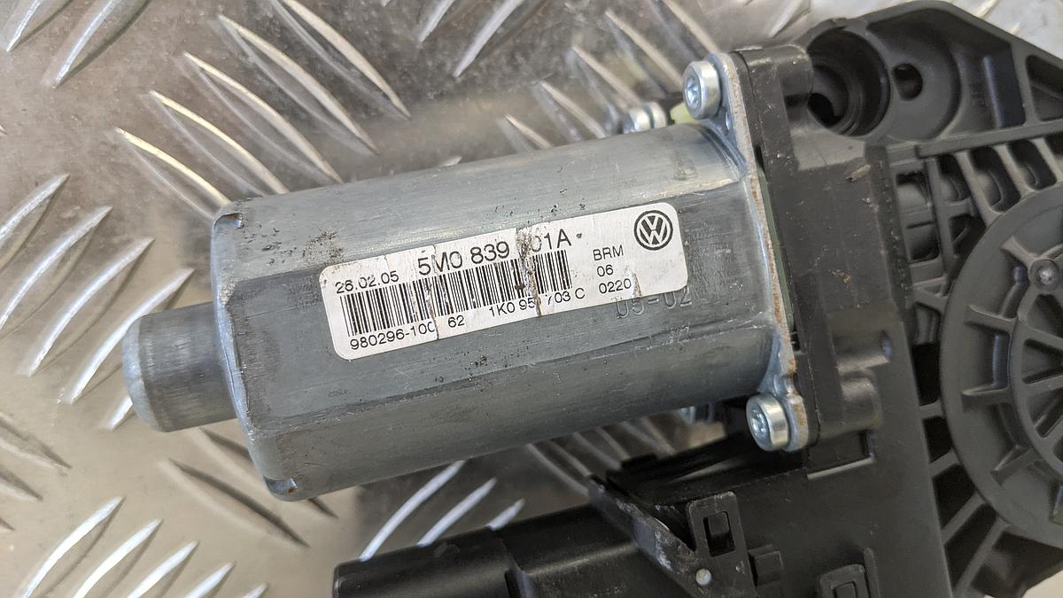 VW Golf Plus 5M Fensterhebermotor hinten links 5M0839401A