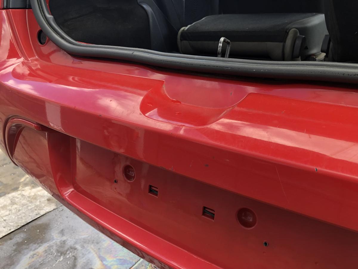 Renault Twingo II original Stoßstange Fänger hinten/Heck OV727 Spanischrot Bj 10