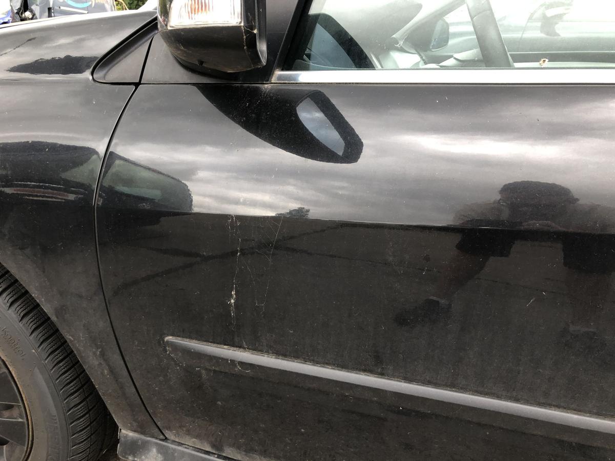Renault Laguna III 3 T&uuml;r vorn links Fahrert&uuml;r im Rohbau NV676 Black Noir Nacre