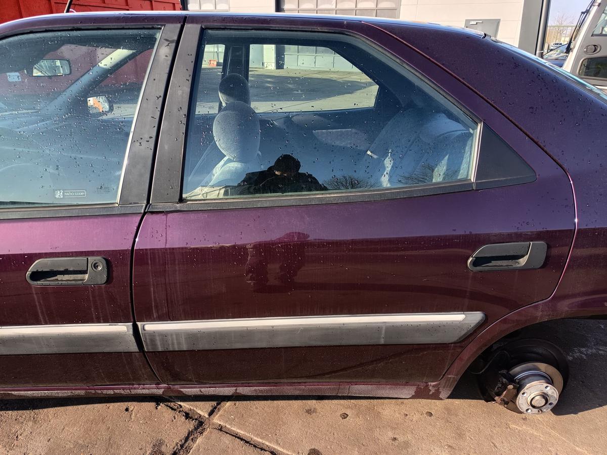Citroen Xantia X1 Limo original T&uuml;r hinten links Fond KJN Impulsionrot Bj 1996