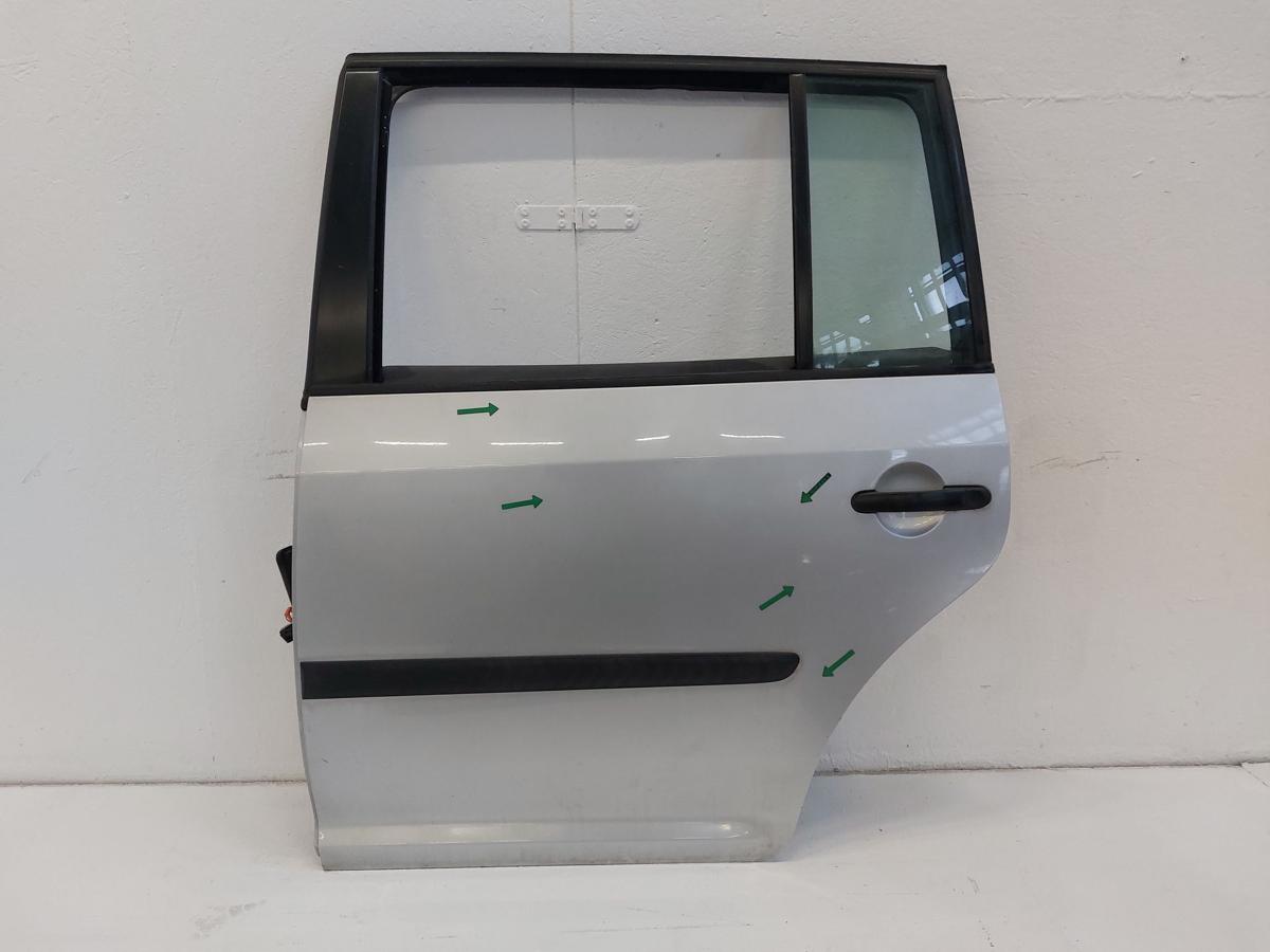 VW Touran 1T Tür hinten links Fondtür im Rohbau LA7W Reflexsilber 03 bis10