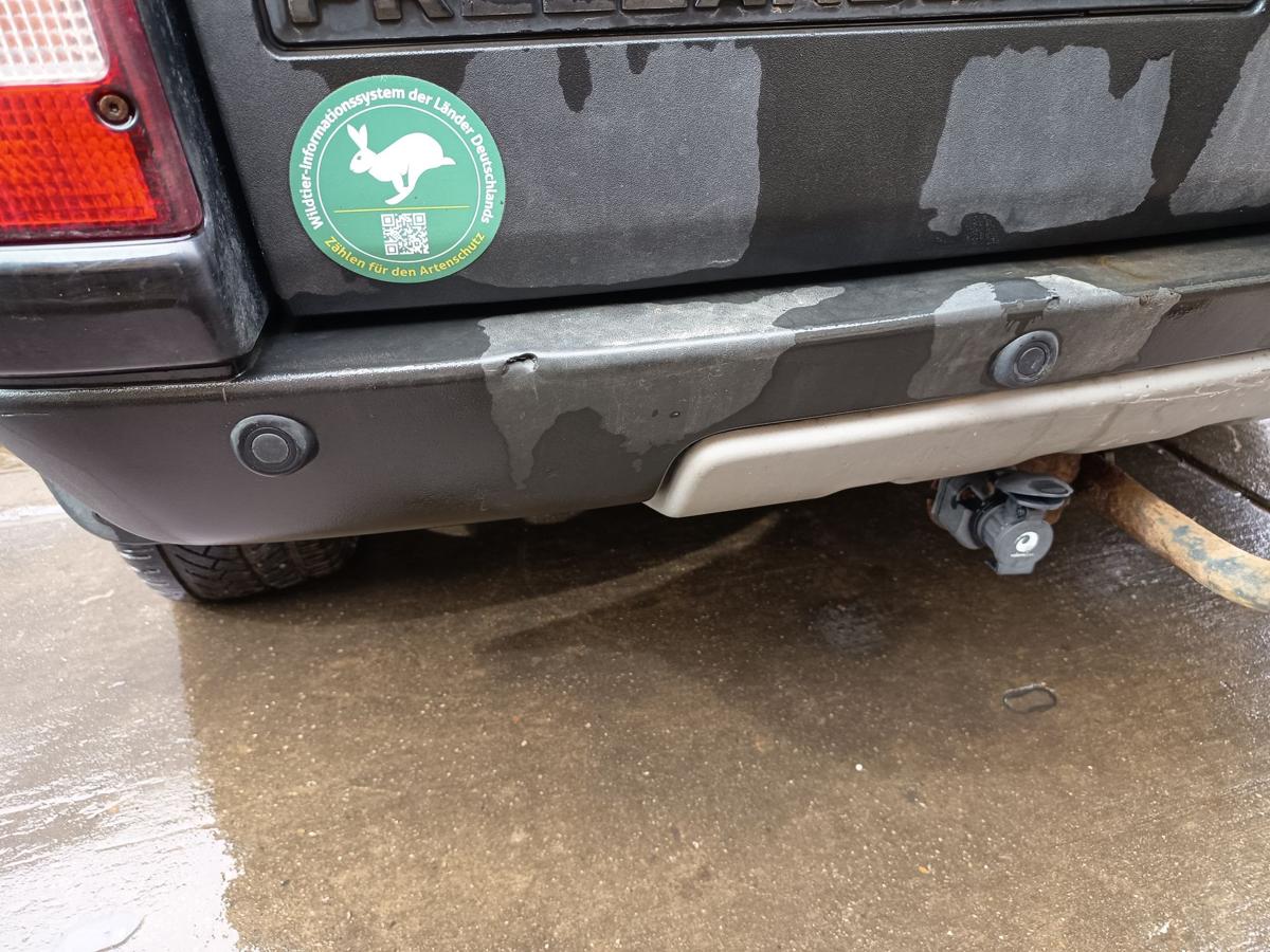 Land Rover Freelander original Sto&szlig;stange hinten 697 Java Black Bj 2004