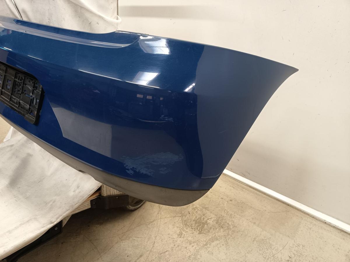 VW Fox original Stoßfänger Stoßstange hinten LL5M Indienblau Bj 2005