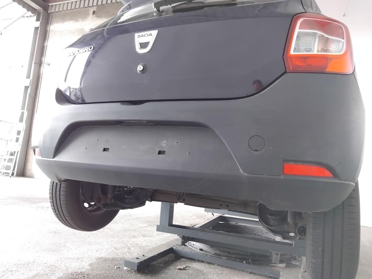 Dacia Sandero II SD original Sto&szlig;stange Sto&szlig;f&auml;nger hinten grau unlackiert BJ2013