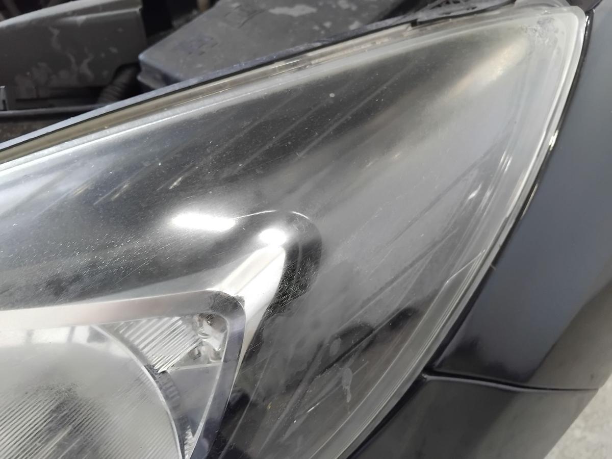 Ford Focus 3 DYB orig Scheinwerfer links schwarz Visteon mit LWR vergilbt BJ2011