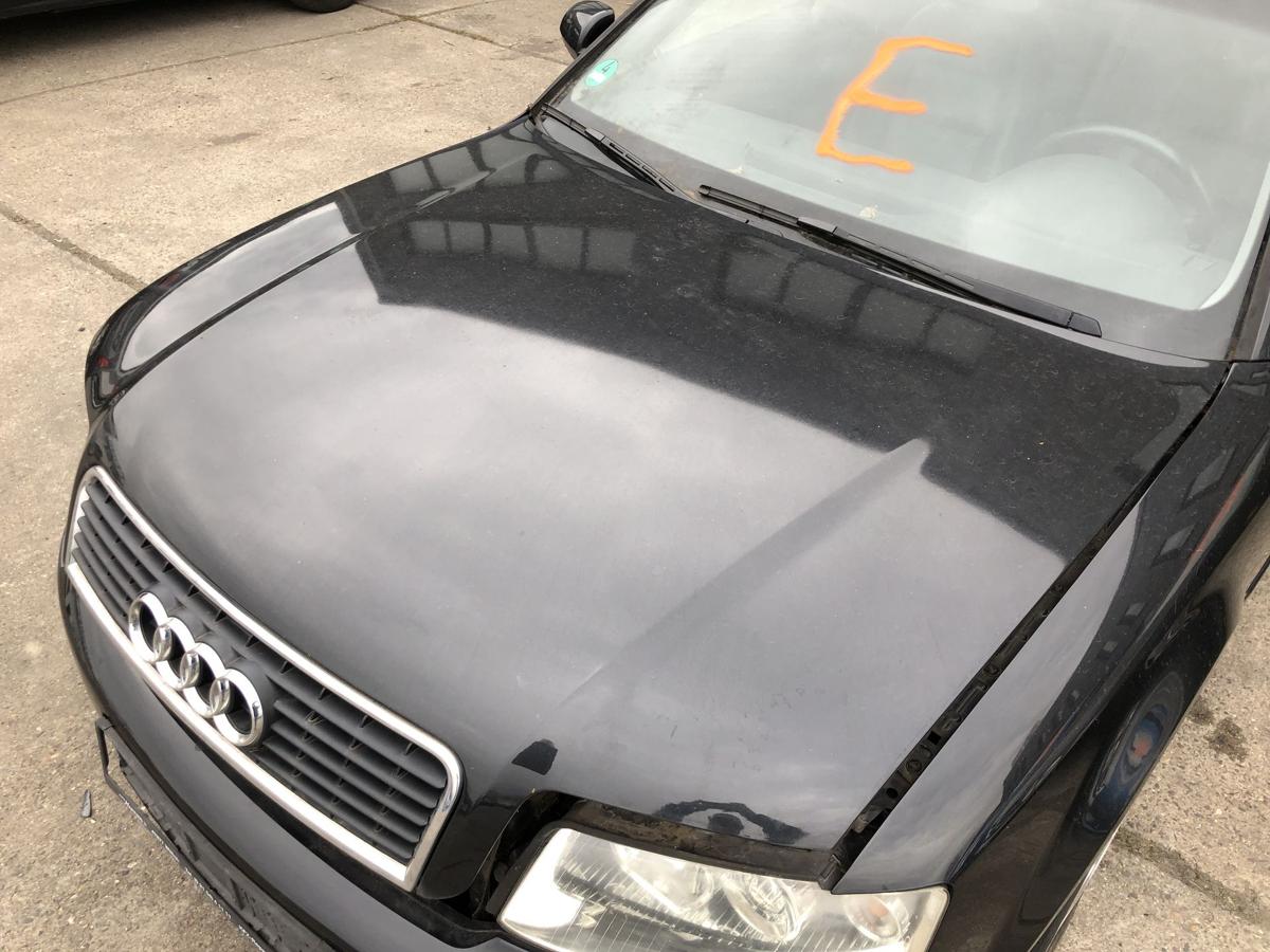 Audi A4 8E B6 Avant Motorhaube Haube Klappe Deckel K&uuml;hlergrill LZ9W schwarz