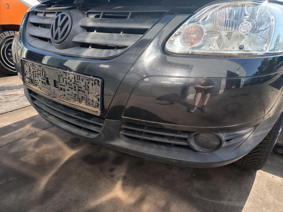 VW Fox original Sto&szlig;stange vorne LC9Z Black Magic Metallic Baujahr 2009