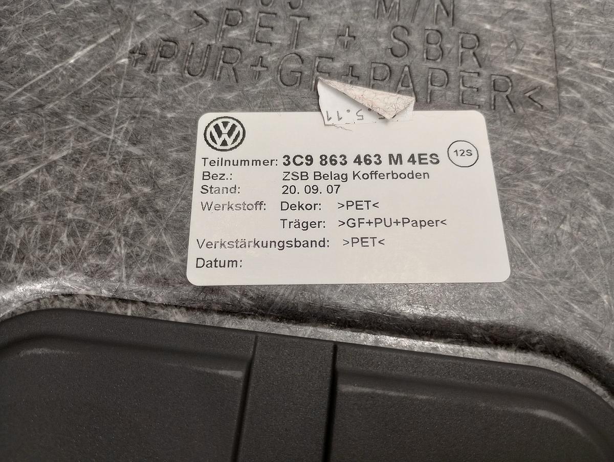 VW Passat 3C 36 Kombi orig Ladeboden Kofferraum schwarz 3C9863463M