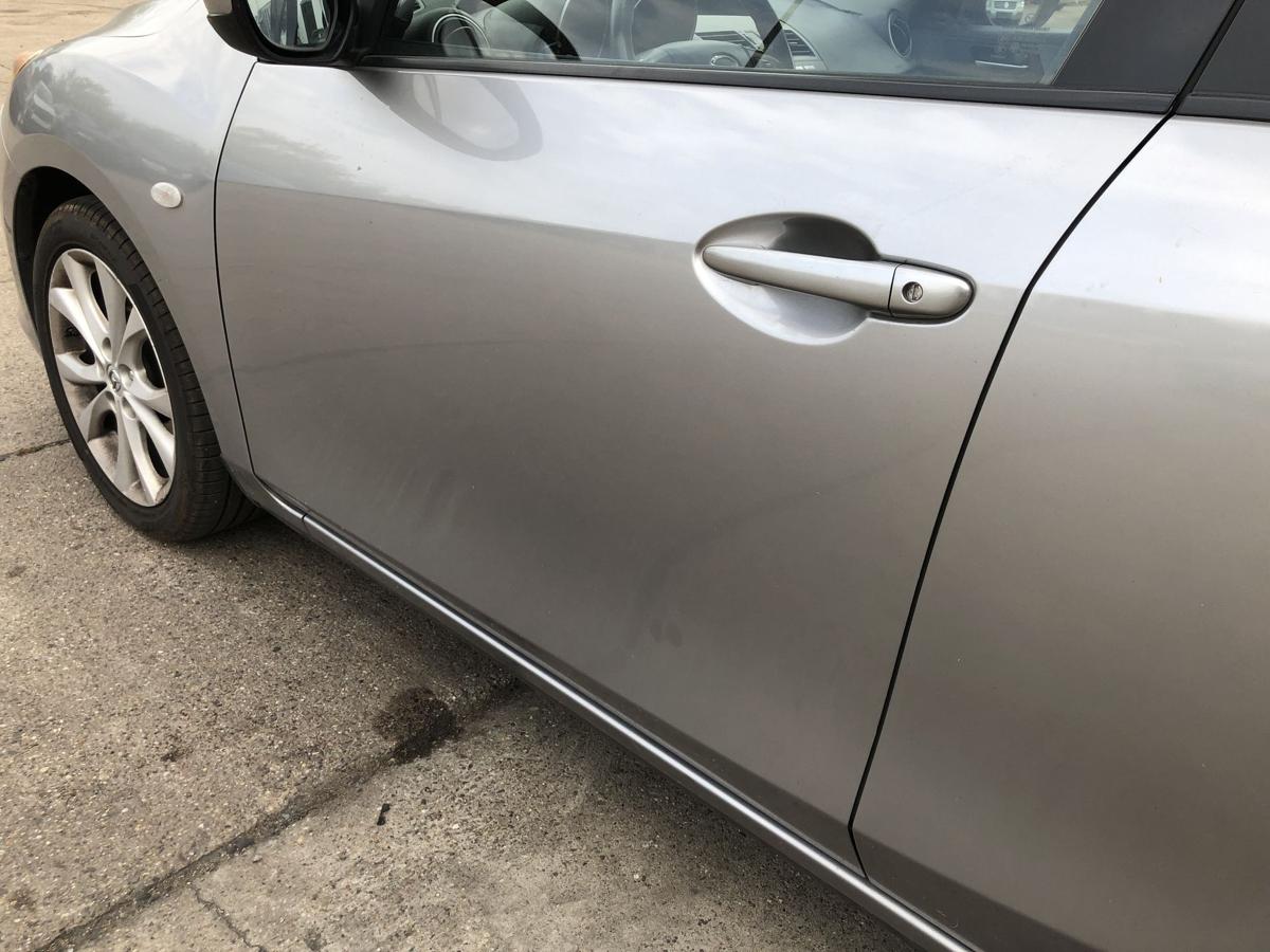 Mazda 3 Typ BL Tür vorn links Fahrertür Rohbau 38P Liquid Silver Met OEM
