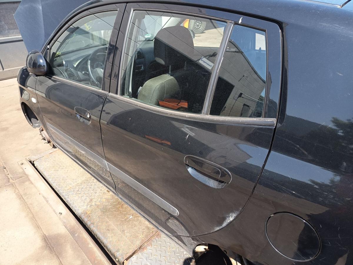 Kia Picanto BA original T&uuml;r hinten links Galaxy Black Baujahr 2009