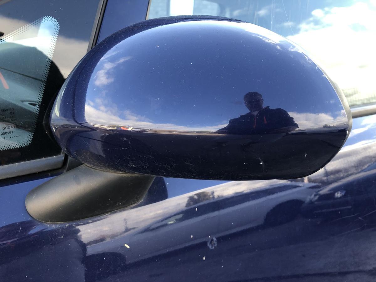 Opel Corsa D Außenspiegel links Rückspiegel Spiegel elektrisch Z20Z Royalblau