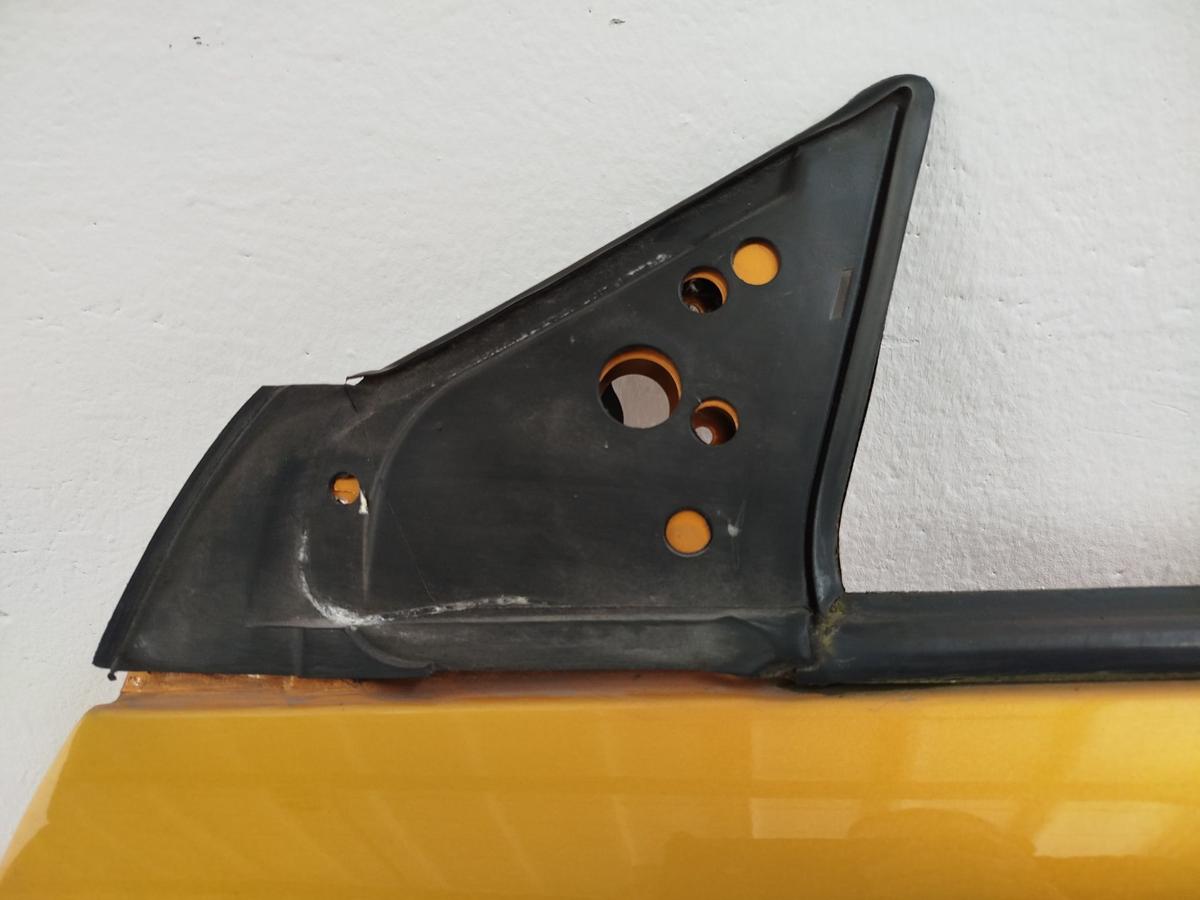 Opel Astra G Coupe Fahrertür Tür Autotür Rohbautür vorn links V2U Capriegelb