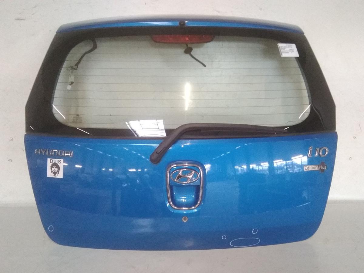 Hyundai i10 Heckklappe blaumetallic DE alpineblue mit Heckscheibe Bj.2010