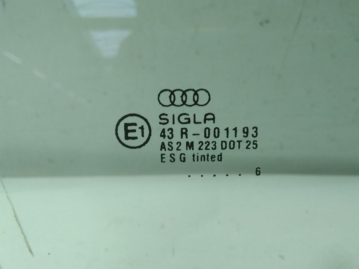 Audi A4 B5 8D original Türscheibe vorn rechts grüncolor BJ1996