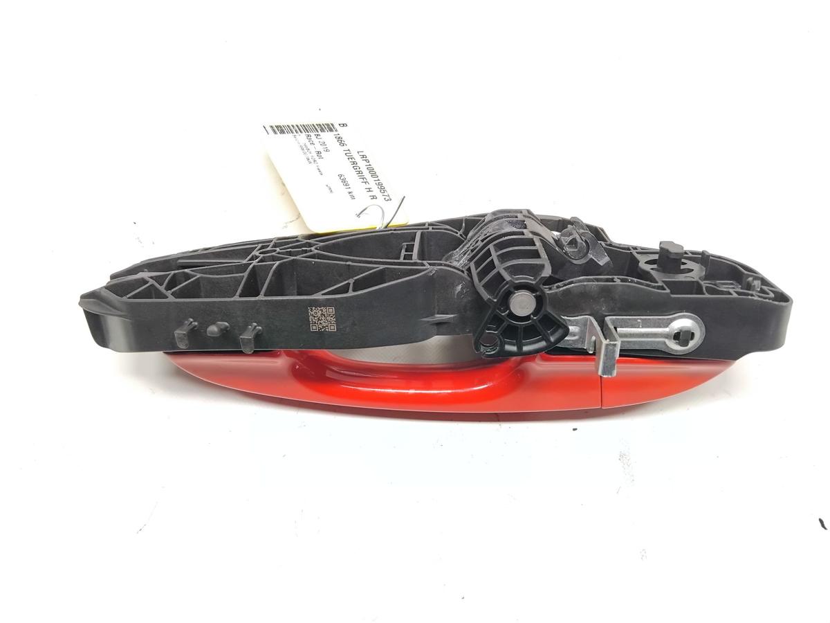 Ford Fiesta HJ original T&uuml;rgriff T&uuml;rau&szlig;engriff hinten rechts racerot Bj.2019