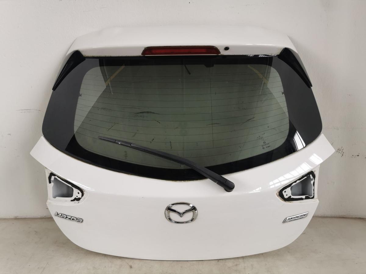 Mazda 2 Typ DJ Heckklappe mit Heckscheibe im Rohbau weiss Kofferklappe Deckel