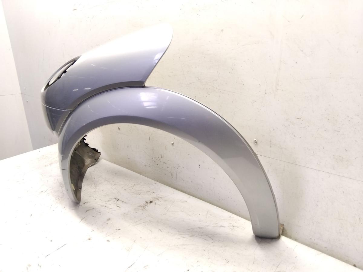 Smart ForFour original Kotfl&uuml;gel Sto&szlig;stangenecke vorn links silber Bj.2004