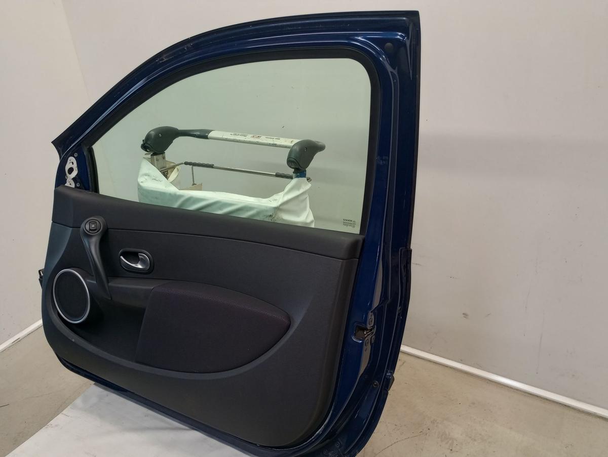 Renault Clio III Tür vorn rechts Beifahrertür 3-türig BJ2006 NV432 blau