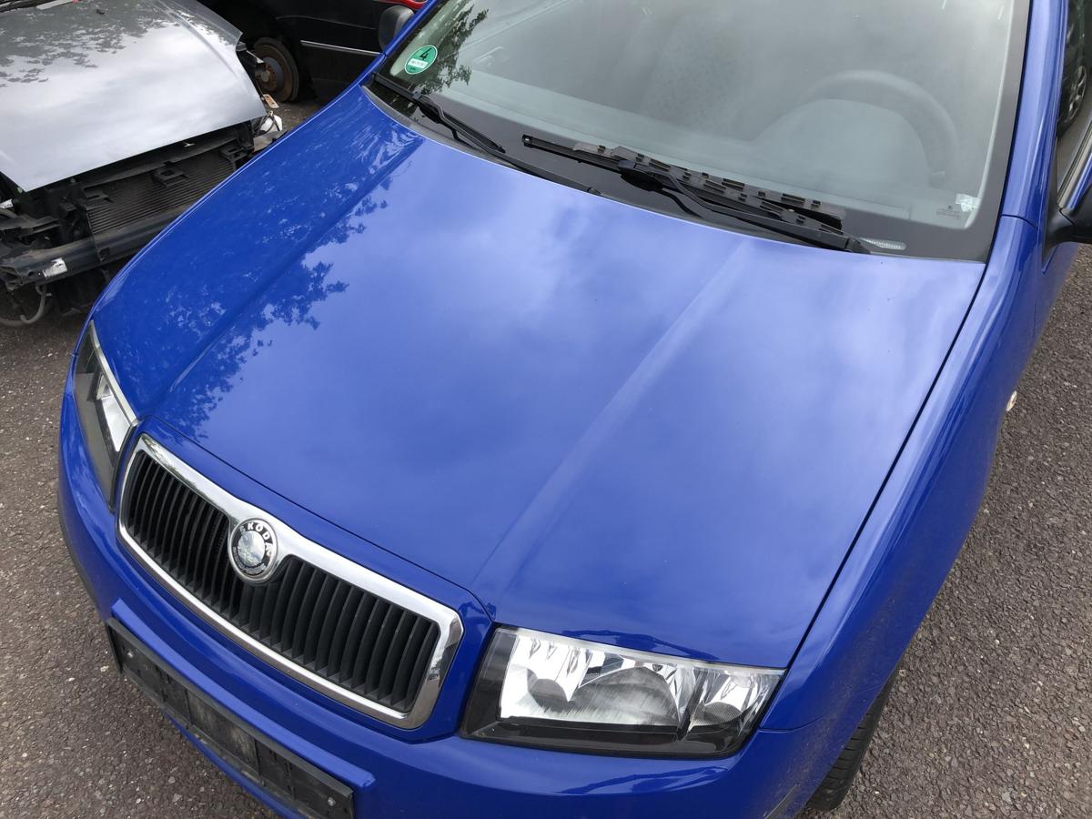 Skoda Fabia 6Y Motorhaube Haube Klappe Deckel vorn Grill LF5K Dynamic Blau